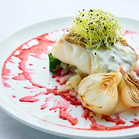 Hotel L'ermitage Cuisine-à-manger Saint-Cyr-au-Mont-d'Or